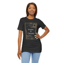 Load image into Gallery viewer, Powered By Crystals Unisex Jersey Short Sleeve Tee