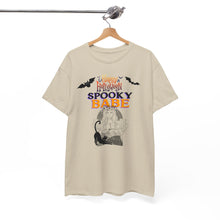 Load image into Gallery viewer, Happy Halloween Spooky Babe Unisex Heavy Cotton Tee