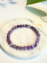 Load image into Gallery viewer, Dream Amethyst Crystal Beaded Bracelet