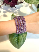 Load image into Gallery viewer, Dream Amethyst Crystal Beaded Bracelet