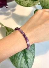 Load image into Gallery viewer, Dream Amethyst Crystal Beaded Bracelet