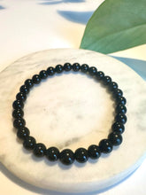 Load image into Gallery viewer, Black Obsidian Beaded Bracelet for Protection, Grounding, and Inner Strength