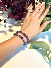 Load image into Gallery viewer, Dream Amethyst Crystal Beaded Bracelet