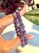 Load image into Gallery viewer, Dream Amethyst Crystal Beaded Bracelet