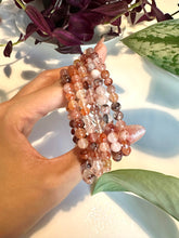 Load image into Gallery viewer, Fire Quartz Beaded Bracelet for Energy, Courage, and Emotional Healing