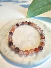 Load image into Gallery viewer, Fire Quartz Beaded Bracelet for Energy, Courage, and Emotional Healing