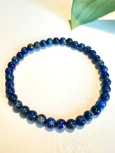 Load image into Gallery viewer, Lapis Lazuli Beaded Bracelet for Wisdom, Truth, and Inner Power