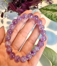 Load image into Gallery viewer, Lavender Amethyst Beaded Bracelet for Peace, Intuition, and Gentle Healing