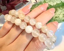Load image into Gallery viewer, Rainbow Moonstone Beaded Bracelet for Intuition, Balance, and New Beginnings