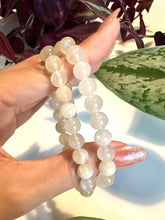 Load image into Gallery viewer, Rainbow Moonstone Beaded Bracelet for Intuition, Balance, and New Beginnings