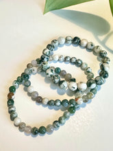 Load image into Gallery viewer, Tree Agate Beaded Bracelet for Growth, Stability, and Inner Peace