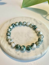 Load image into Gallery viewer, Tree Agate Beaded Bracelet for Growth, Stability, and Inner Peace