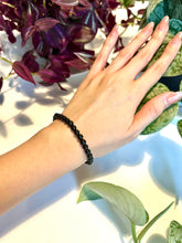 Load image into Gallery viewer, Black Obsidian Beaded Bracelet for Protection, Grounding, and Inner Strength