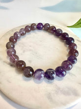 Load image into Gallery viewer, Brown Amethyst Beaded Bracelet for Spiritual Grounding, Clarity, and Transformation