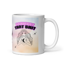 Load image into Gallery viewer, White Glossy Manifest That Mug