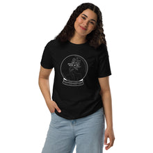 Load image into Gallery viewer, Crystal Ball Art Black Unisex Tee