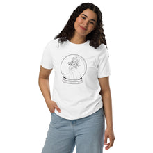 Load image into Gallery viewer, Crystal Ball Art White Unisex Tee