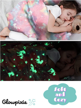 Load image into Gallery viewer, Glow in the dark Blanket