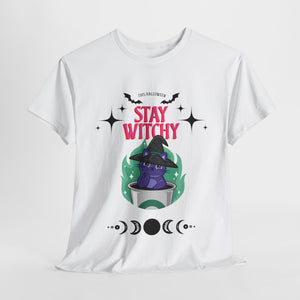 Stay Witchy Unisex Heavy Cotton Tee