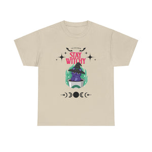 Stay Witchy Unisex Heavy Cotton Tee