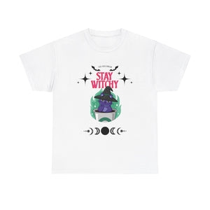 Stay Witchy Unisex Heavy Cotton Tee