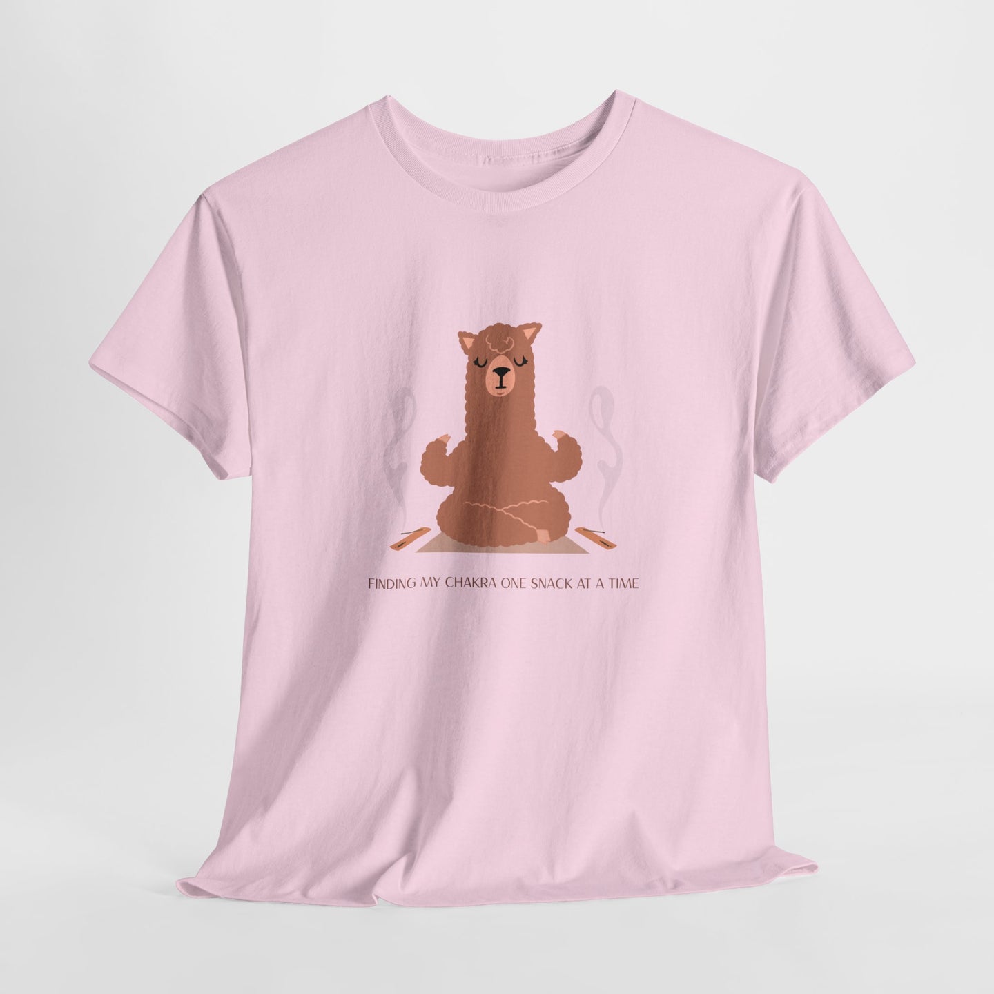 Finding My Chakra One Snack At A Time Unisex Heavy Cotton Tee