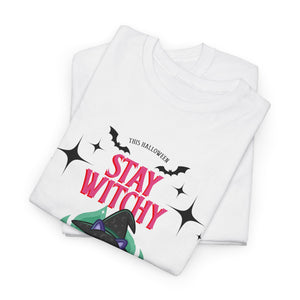 Stay Witchy Unisex Heavy Cotton Tee