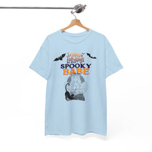 Load image into Gallery viewer, Happy Halloween Spooky Babe Unisex Heavy Cotton Tee
