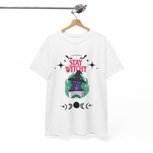 Stay Witchy Unisex Heavy Cotton Tee