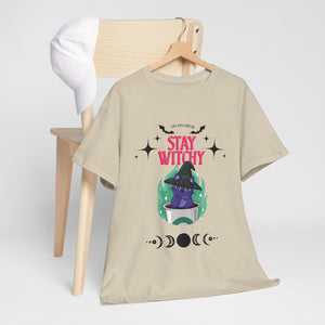 Stay Witchy Unisex Heavy Cotton Tee