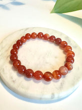 Load image into Gallery viewer, Carnelian Beaded Bracelet for Motivation, Courage, and Creativity
