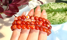 Load image into Gallery viewer, Carnelian Beaded Bracelet for Motivation, Courage, and Creativity
