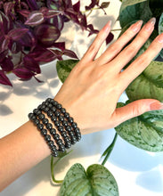 Load image into Gallery viewer, Hematite Beaded Bracelet for Grounding, Protection, and Focus
