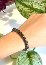 Load image into Gallery viewer, Hematite Beaded Bracelet for Grounding, Protection, and Focus
