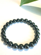 Load image into Gallery viewer, Hematite Beaded Bracelet for Grounding, Protection, and Focus
