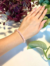 Load image into Gallery viewer, Rose Quartz Beaded Bracelet for Love, Compassion, and Emotional Healing
