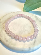 Load image into Gallery viewer, Rose Quartz Beaded Bracelet for Love, Compassion, and Emotional Healing
