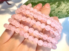 Load image into Gallery viewer, Rose Quartz Beaded Bracelet for Love, Compassion, and Emotional Healing
