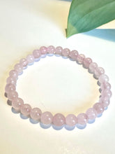 Load image into Gallery viewer, Rose Quartz Beaded Bracelet for Love, Compassion, and Emotional Healing
