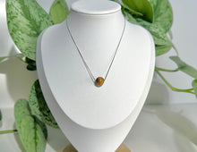 Load image into Gallery viewer, Tiger Eye Crystal Bead with 925 Silver Adjustable Needle Necklace
