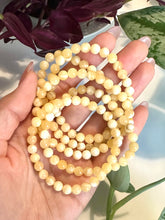 Load image into Gallery viewer, Yellow Calcite Beaded Bracelet for Confidence, Joy, and Positive Energy
