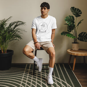 Crystal Ball Art White Unisex Tee