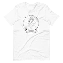 Load image into Gallery viewer, Crystal Ball Art White Unisex Tee
