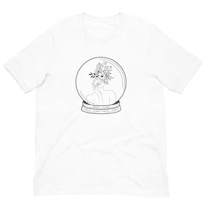 Crystal Ball Art White Unisex Tee