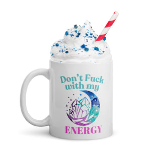 Moon Energy Glossy White Mug