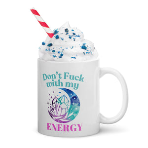 Moon Energy Glossy White Mug